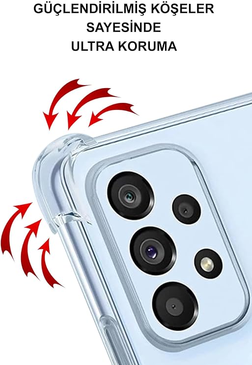 PrintiFy Samsung Galaxy S21 FE Köşe Korumalı Antişok Kapak Grafiti Tasarımlı Şeffaf Kılıf