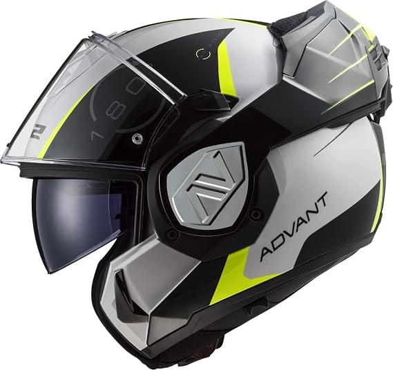 LS2 Klaphelme motorrad ADVANT CODEX white black 06 L
