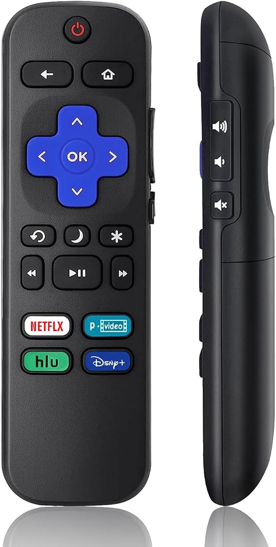 Universal Remote Control Replacement for Roku TV All Models, Compatible for TCL/Hisense/Sharp/Philips/Onn/Element/Insignia/JVC/RCA R0KU Smart TVs 【Not for RokuStick,Box and Players】