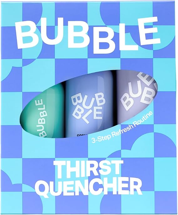 Bubble Skincare Thirst Quencher Hydration Routine Gift Set, 3 Count