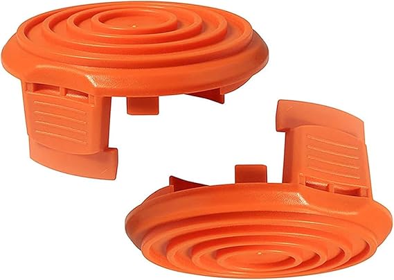 WA0007 交換用キャップ Worx WG105 WG119 WG116 WG183 ストリングトリマー、ウィードイータースプールキャップ50019417 Worxパーツ用-2パック
