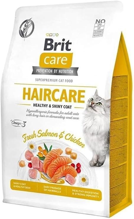 Brit Care Haırcare Hypo-allergenıc Derı Ve Tüy Sağlığı Içın Tahılsız Yetışkın Kedı Maması 2kg