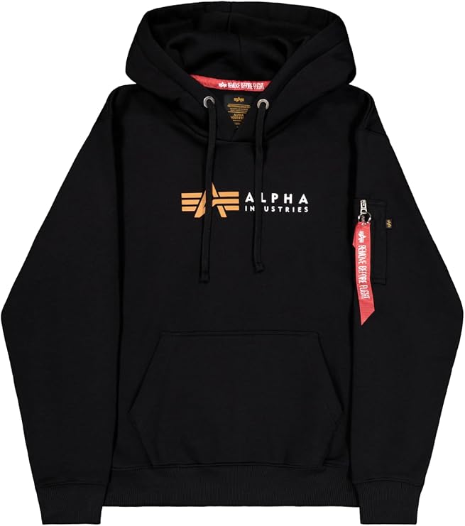 ALPHA INDUSTRIES Men's Alpha Hooded Sweat for Men Hooded Sweatshirt (pack of 1)