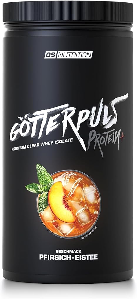 Götterpuls Protein+ Clear Whey Isolate 840 g Powder Peach Iced Tea