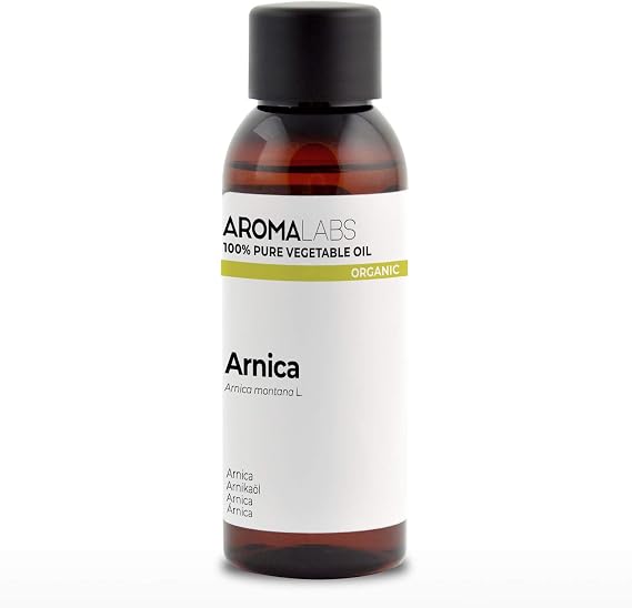 ORGANIC - ARNICA Infused Oil - 50mL - 100% Pure, Natural and Cosmos Certified - AROMA LABS (French Brand)