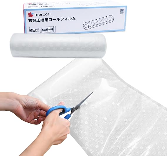 Dretec Clothing Compression Sealer Roll Film Dedicated Bags 1 Roll Waterproof Dustproof Packaging Protection Mercari Original Pattern