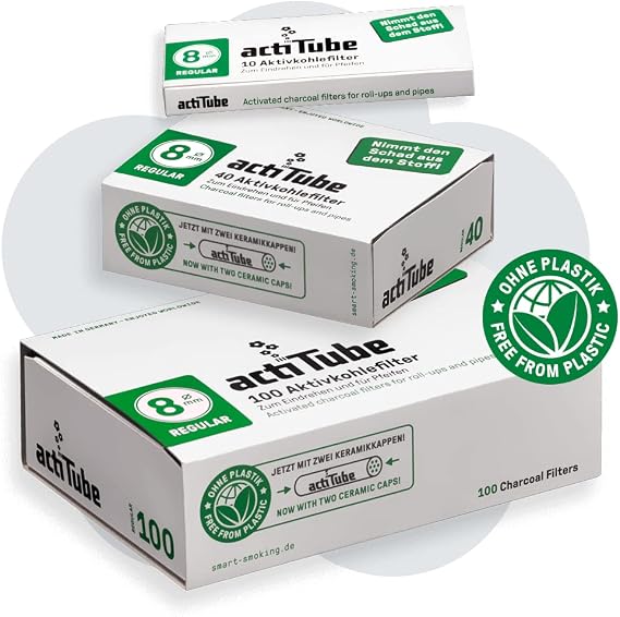 actitube Actitube Activated Carbon Filters 100 pieces Tune Filters