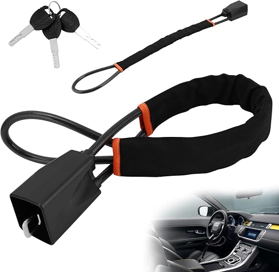 Car Steering Wheel Locks with 3 Keys, Universal Anti Theft Car Security