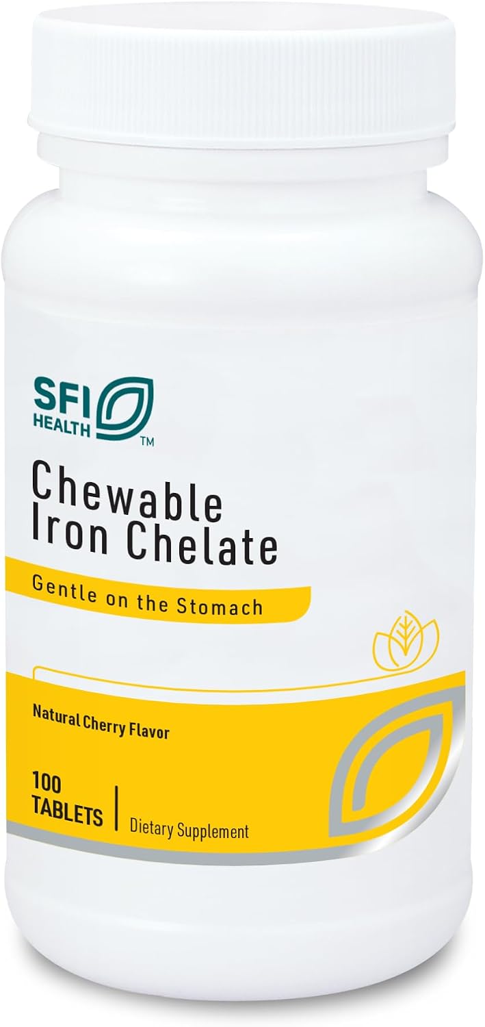 Prothera Chewable Iron Chelate 100 Tablets with Pill Box by Prothera