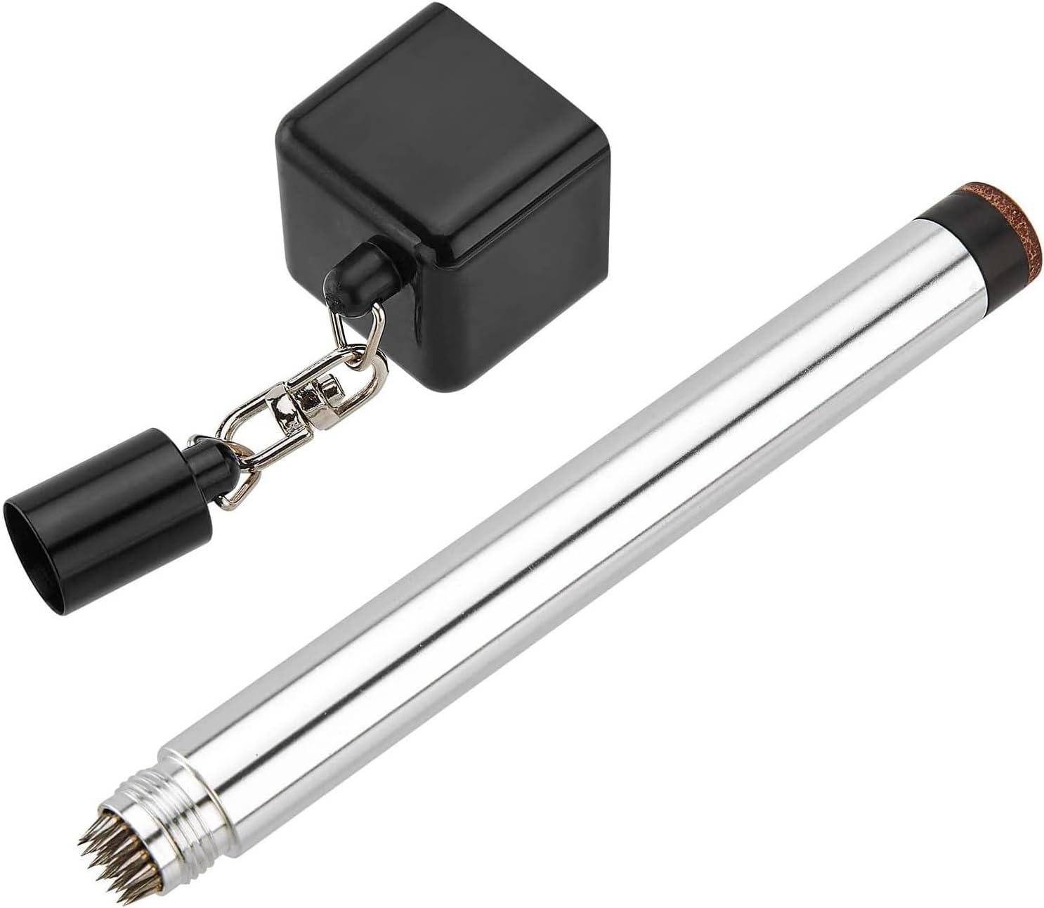 Cue Tip Shaper - Billiard Portable Scratcher, Billiard Cue Tip Repair Tool, Quick Maintenance and Replacement for Husband, Friends, Table Games, Players, Men and Adults Billiard Maintenance