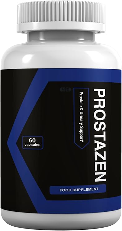 Prostazen Prostate Support Capsules, Urine Flow Formula, Reduces Bladder Discomfort, 60 Capsules, Vegan, Vegetarian, Gluten Free