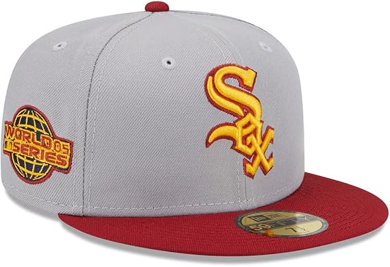 New Era Chicago White Sox 59FIFTY Cooperstown 2005 World Series Side Patch Fitted Cap, Hat