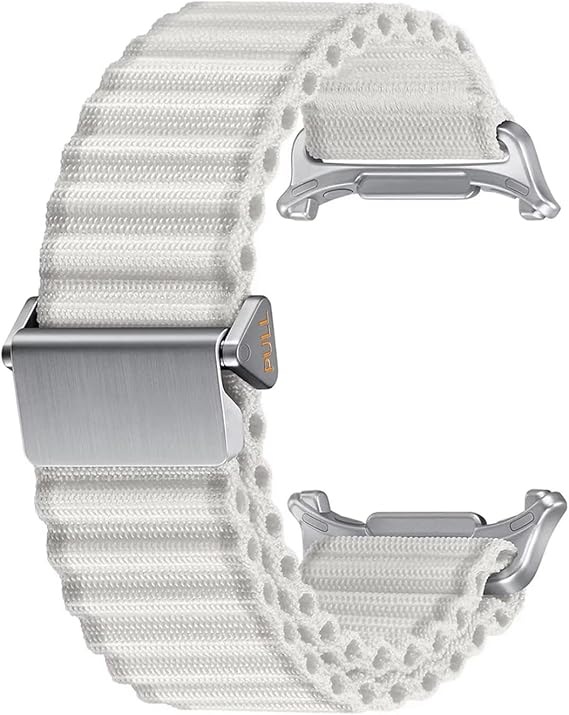 Microsonic Samsung Galaxy Watch Ultra 2025 için Kordon Alpine Loop Bej [Galaxy Watch Ultra 2025 ile Uyumlu Kordon - Bej]