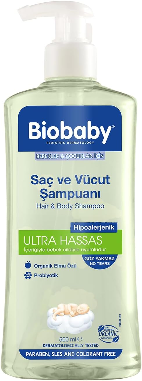 Biobaby Saç Ve Vücut Şampuanı (500ml)