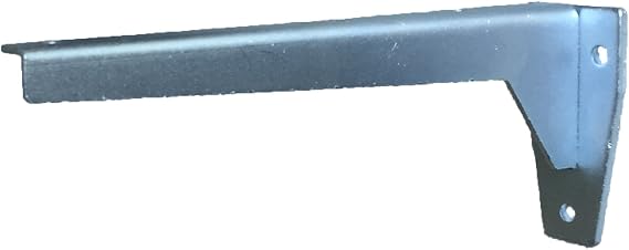 Shelf Support Heavy Duty Bracket L-Profile Console Galvanised Steel (2 x 380 mm)