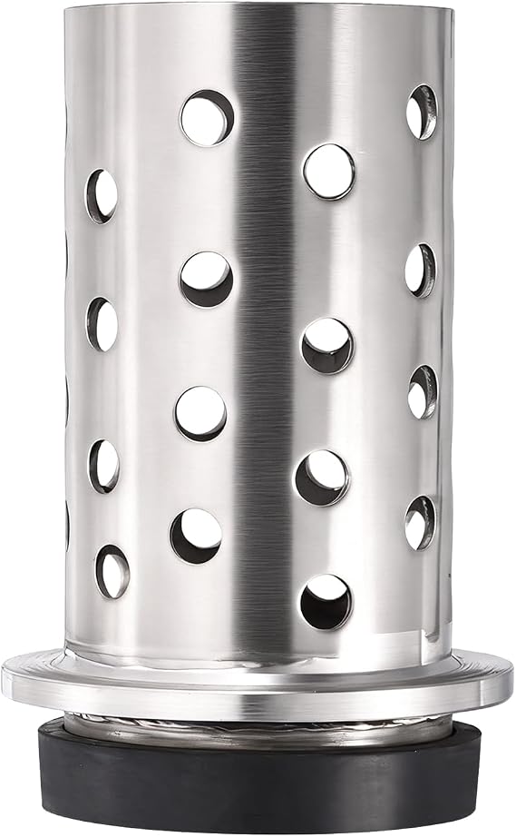 sourcing map Perforated Casting Flask 3.5"x7" Vacuum Casting Wall Flanged