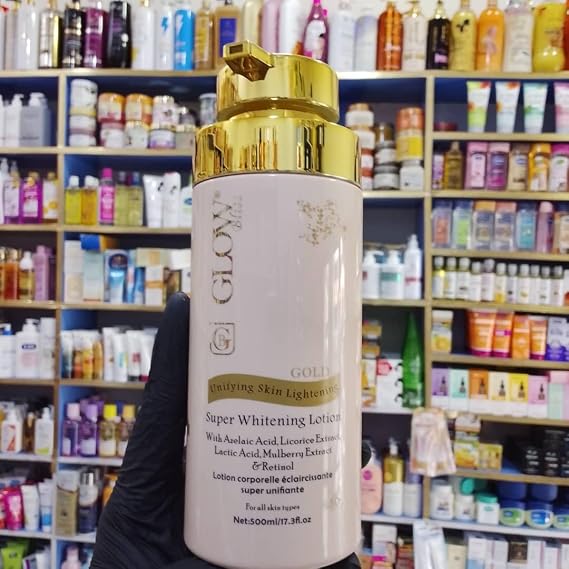 Glow Bliss Gold Super Whitening Lotion, All Skin Types, 500ml