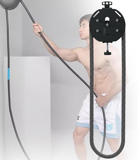 Endless Rope Trainer Resistance Machine with Premium Nylon Rope for Full Body Workout at Home and Gym