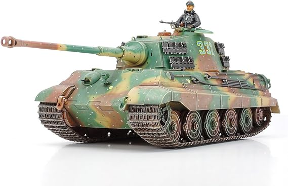 Tamiya 35164 1/35 Military Miniature Series No.164 German Army Heavy Tank King Tiger Henschel Turret Plastic Model