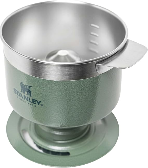 Stanley Perfect Brew Pour Over - Makes 1-6 Cups - Reusable Filter - No Disposable Paper Filters Needed - Compatible Bottles - BPA-Free - Easy-clean Stainless Steel & Detachable Filter