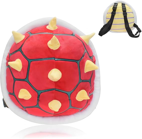 Turtle Backpack Turtle Shell Backpack Cosplay Costume Accessories Props Soft Plush Cartoon Toy 11.4 inches
