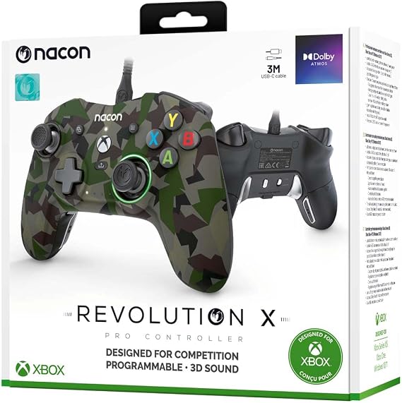 Nacon Revolution X Pro Controller Forest Camo for Xbox Series X|S, Xbox One & PC
