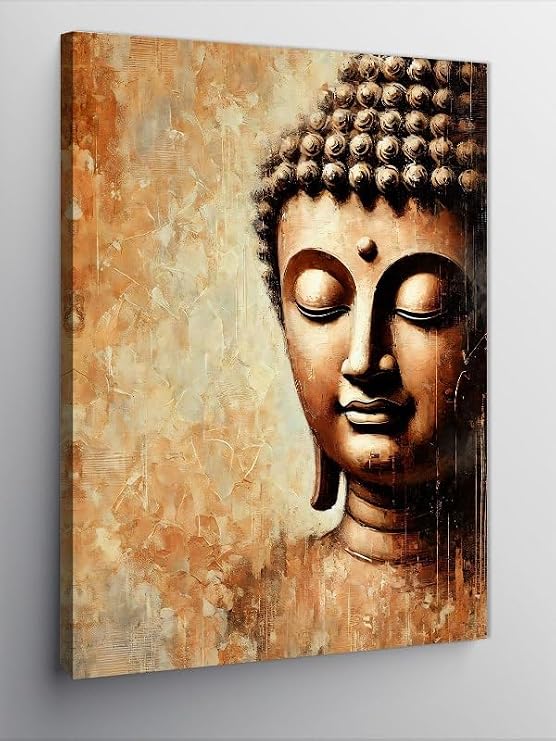 Kanvas Tablo Altın Buda Heykeli, 50 x 70 CNVSDKEY140853