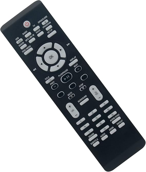 996510001263 Replacement Remote Control -VINABTY-Fit for Philips DVD Home Theater remote control HTS6600 HTS354437 HTS3151D37 HTS3151D HTS3151D/37 HTS3151D/37B HTS3544 HTS3544/37