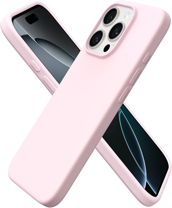 ORNARTO for iPhone 16 Pro Case 6.3", Slim Liquid Silicone Case Cover