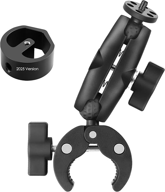 Starlink Mini Mount Pole Adjustable Clamp Mount for Starlink Mini RV Mounts with 2025 Version Tripod Adapter with 1/4-20 Thread, Compatible with New Pipe Adapter SPX-04176000-501 for RV Ladder