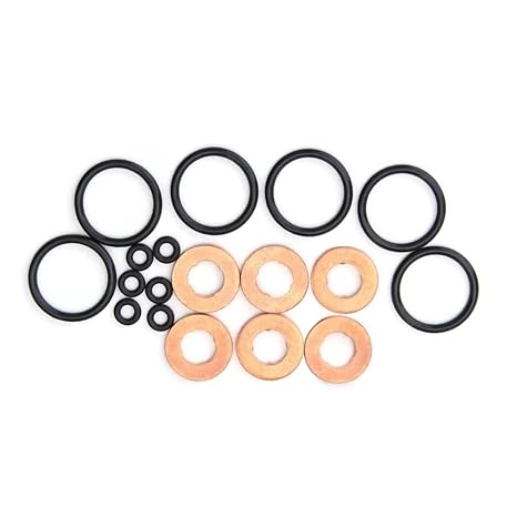 Injector Seal Kit for Land Rover Discovery 4 / Range Rover Sport 3.0L TDV6 SDV6 Diesel, Fitting Kit Includes Seals Washers O-Rings, Replaces LR054612