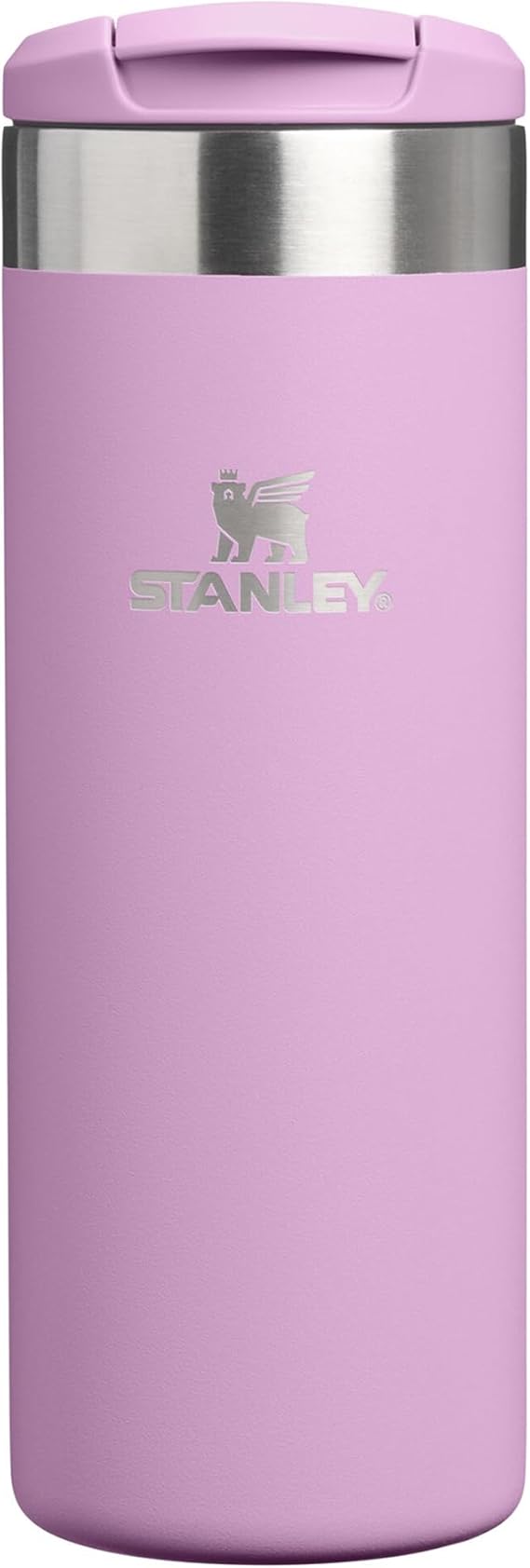 Stanley 1913 Aerolight Transit Travel Mug 0.47L - Keeps 6 Hours Hot - 8 Hours Cold - Dishwasher Safe - Leakproof - Car Cup Holder Compatible - Insulated Coffee Cup - Lilac