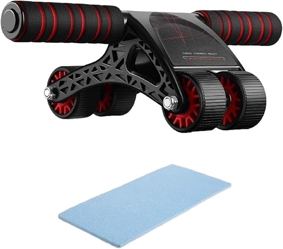 Abdominal Exercise Roller | 4-wheel Two-way Ab Wheel | Abdominal Exercise Wheel | Core Strength Training | Sports Equipment | Abs Workout Equipment Ab Exerciser For Home Gym Fitness