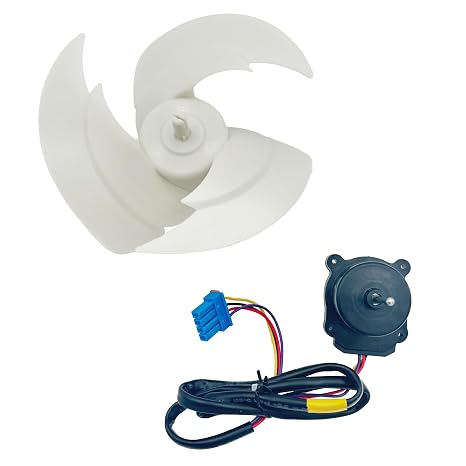 Eau65058501 冷蔵庫コンデンサーファンモーターアセンブリ Lg冷凍庫エバポレーター冷蔵庫ファンモーターdc12v 1a 4ピン交換用 Rfd3410a102a Ap7178309 Ps16662422 Eap16662422 Eau65058502