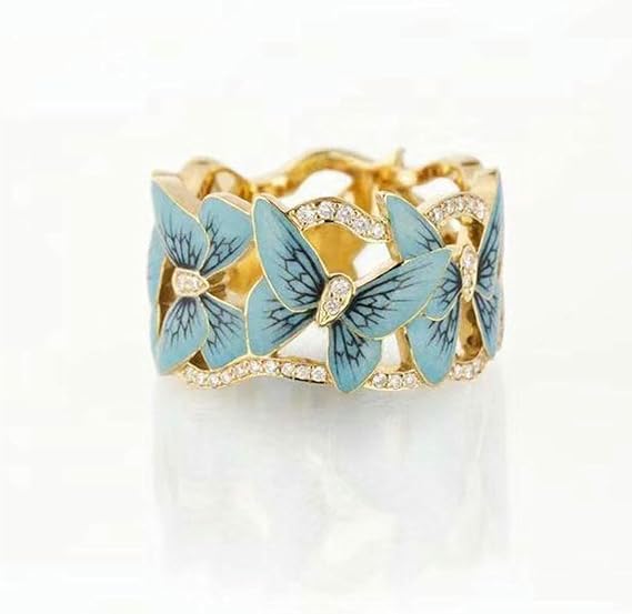 Creative Butterfly Dragonfly Series Combination Ring Female Jewelry Simple Popular Hand Jewelry-R2009-8