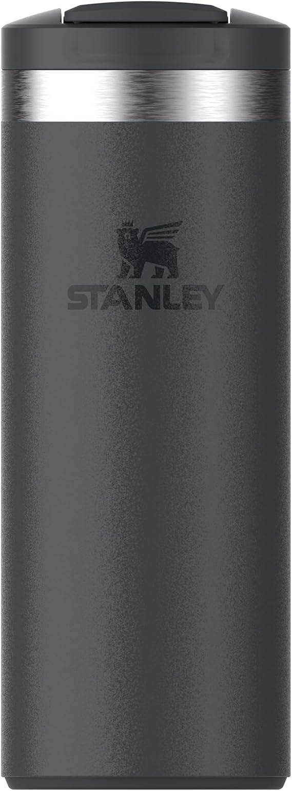 STANLEY The Transit FlipTop Mug Termos 0.35 Litre - Siyah 2.0 | Paslanmaz Çelik