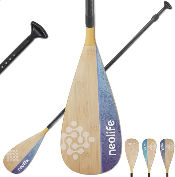 SUPパドルボードパドル カーボンファイバーシャフトとPPブレード付き フローティング調節可能 スタンドアップパドルボードパドル 170~210cm/68~84インチ