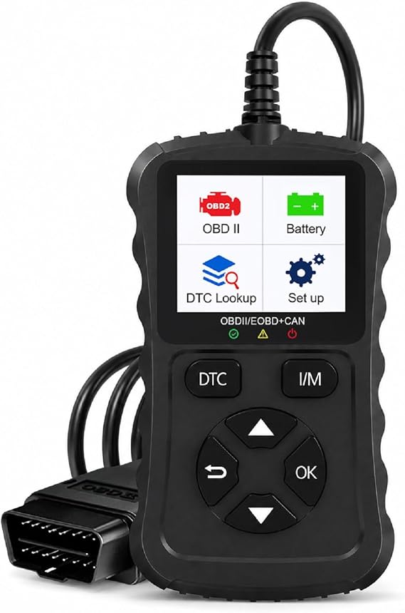 OBD2 Diagnostic Device Car Fault Reader OBDII/EOBD Car Scanner Read and Clear Error Codes Live Data Plug & Play 13 Languages Compatible with Most OBD2 Vehicles