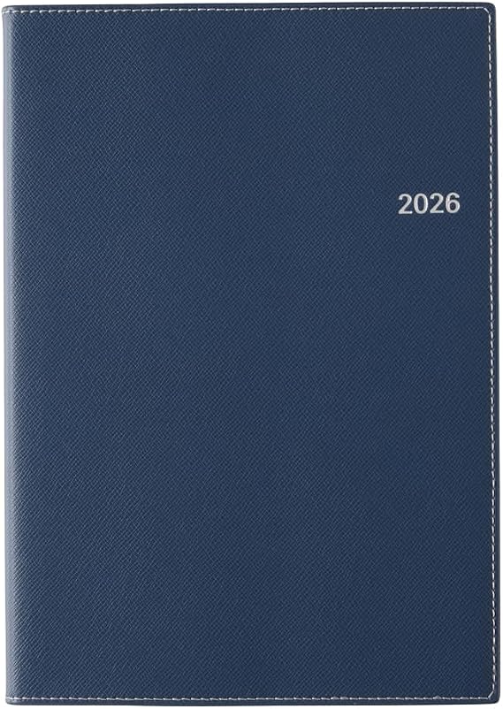 NOLTY Access A5-5 Weekly Planner 2026, January Start, Japanese Edition, Navy Blue, 2026-6481