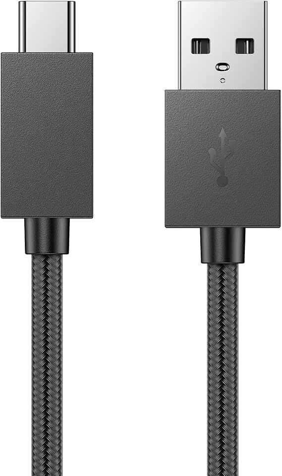 PS5 Denetleyici Şarj Cihazı - 10FT OEM Orijinal 3A Hızlı Şarj Kablosu USB C - USB C Veri Kablosu Playstation 5 DualSense için Tel Aksesuarları, Xbox Serisi S X Core, Elite Serisi 2, Anahtar