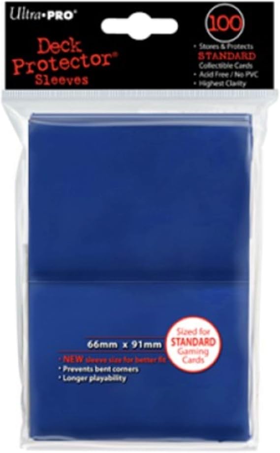 Deck Protector Sleeves: 100 Blue