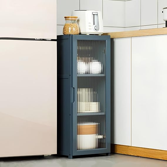 Kitchen Storage Cabinet, Free Standing Pantry Cabinet with Doors, Sideboard Shelf Rack for Kitchen, Dining Room, Living Room