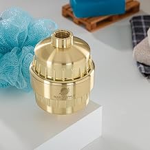 Mak Supply Shower Filter Gold, Shower Purifier