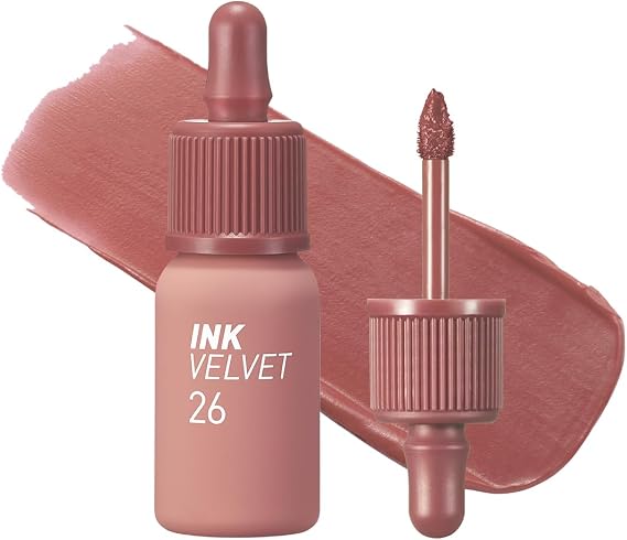 Peripera Yüksek Pigmentli, Kadife Görünümlü, Gün Boyu Kalıcı Tint Peripera Ink Velvet (26 Well Made Nude)