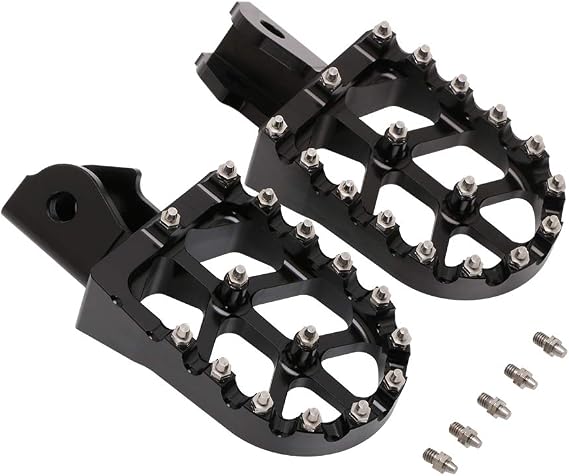 Changcheng 電動ダートバイク フットペグ、cnc アルミニウム合金フットペグ フットレストペダル スプリング付き E ダートバイク ベトラブレザー