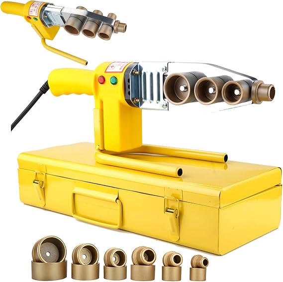Plastic Pipe Welding Machine,(20-32mm/20-63mm) ppr Pipe Fusion Welder, Water Pipe Fusion Welding Machine, For Ppr Pe Pb Hdpe Pipe (340℃ Constant Temperature),#63