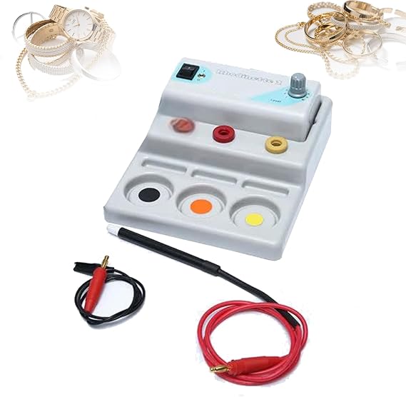 Gold Plating Kit, Professional Pen Type Plating Machine,Jewelry Silver Gold Plating Kit, for Local Gold, Silver, Copper Plating Decoration, Repair Making Processing Tools