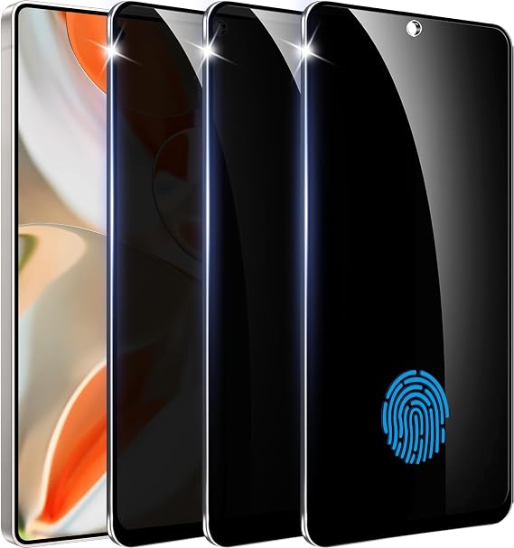 3+1パックGoogle Pixel 9 Pro/Pixel 9 プライバシースクリーンプロテクター用に設計されています。