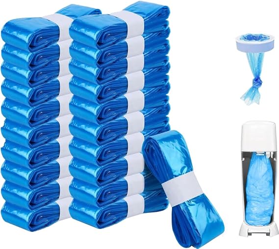 20 Pack Nappy Bin Refill, Diaper Bin Pail Disposal Bags 4.5m long, Scented Refills Diaper Pail Disposal Sacks, Compatible with All Models of Trash Bins, Prevent Bacteria