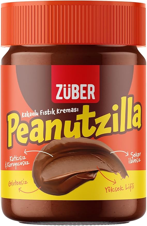Züber Peanutzilla Kakaolu Fıstık Kreması 315 Gr